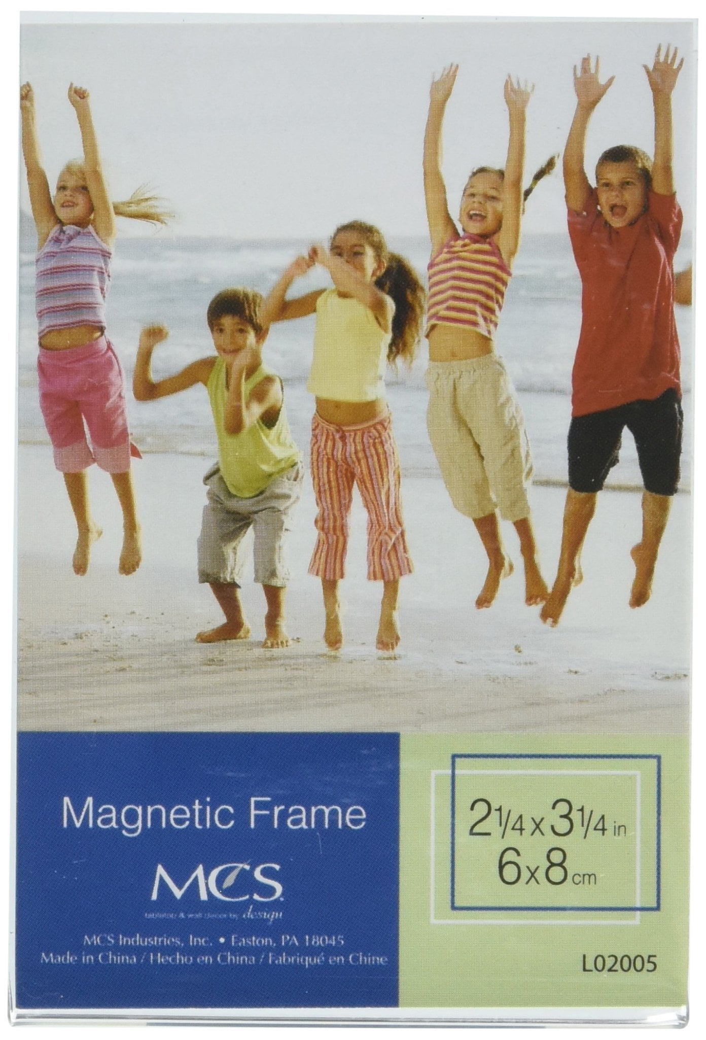 MCS Magnetic Acrylic Picture Frame, Wallet Size, Clear, for Fridge