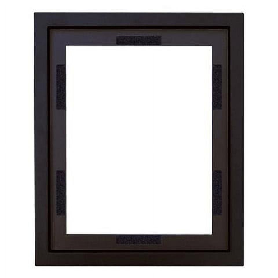 4x7 White Rustic Birch Wood Picture Frame with UV Acrylic, Foam Board Backing, & Hardware