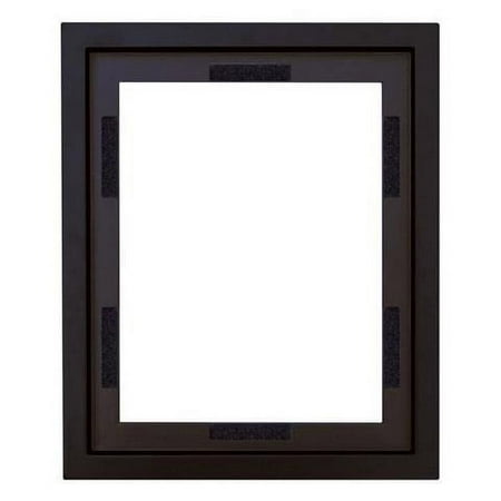 MCS Black Wood Canvas Floating Frame, 11 x 14 Inches