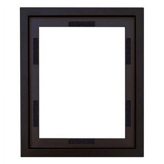 MCS Black Wood Canvas Floating Frame, 8 x 10 Inches