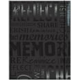 MCS Embossed Memories 100Pocket 4x6 Photo Album, Black