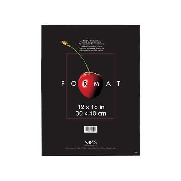 The ORIGINAL FORMAT FRONT-LOAD Black 12x16 frame - 12x16