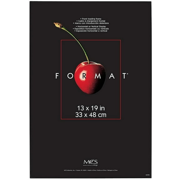 MCS Format Frame, 13 by 19-Inch, Black