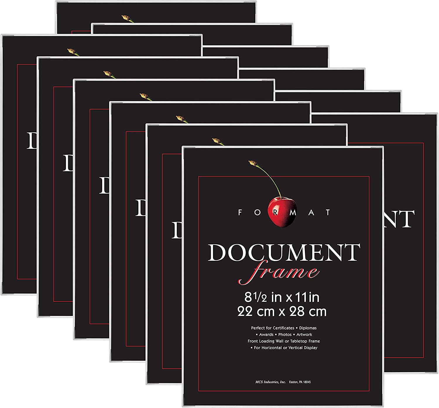 MCS Format Frame Front-Loading Degree Frame Gallery Wall Frame Set, 8.5 ...
