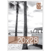 MCS Foundation 20x28 Poster Frame Traditional White, Vertical & Horizontal Wall Hanging Large Picture Frame for Photos, Posters & Art Prints 1-Pack