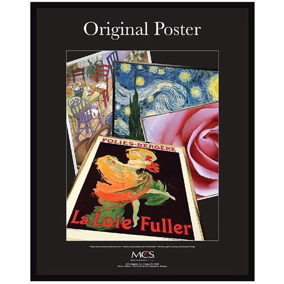 MCS Large Format Matte Poster Frame - 18" x 24" x 5/32", Black
