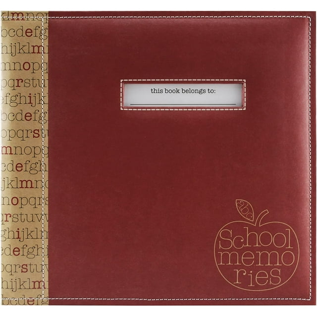 MCS MBI 13.5x12.5 School Memories Scrapbook Album with 12x12 Inch Pages