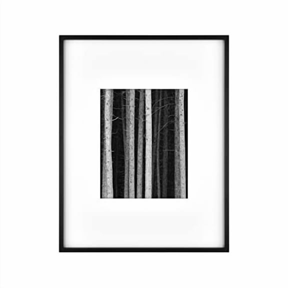 MCS Master & Co. Foundry Metal 16x20 Picture Frame, Display Pictures 11x14 With Mat or 16x20 Without Mat, Vertical & Horizontal Wall Hanging Picture Frame for Photos & Posters, Black (1-Pack)