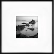 MCS Master & Co. Foundry Metal 18x18 Square Picture Frame, Display Pictures 8x8 With Mat or 18x18 Without Mat, Wall Hanging Frame for Photos & Posters, Black (1-Pack)