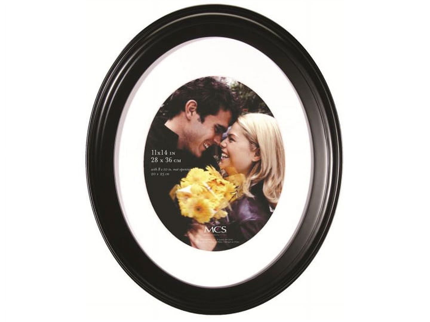 MCS Oval Portrait Frame 11x14 with 8x10 Mat Opening