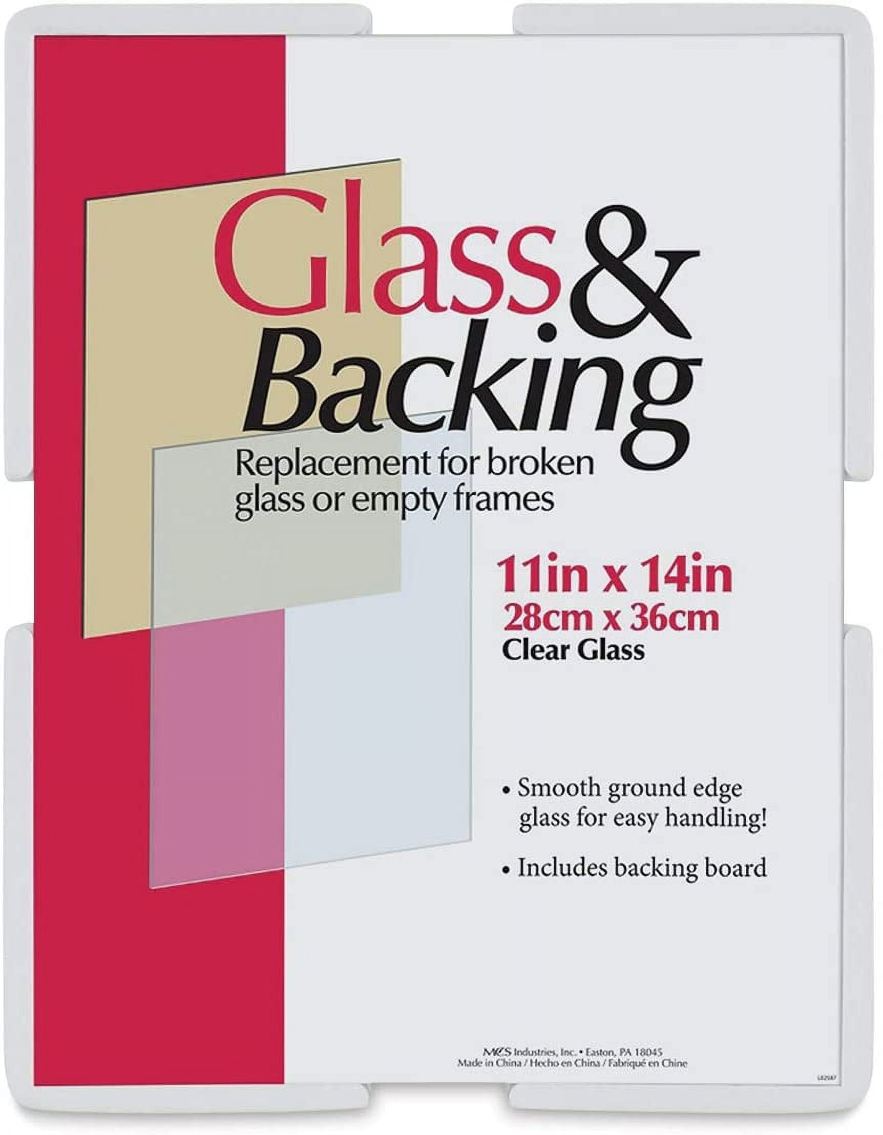 MCS Picture Frame Glass & Backing for 11x14 Frames