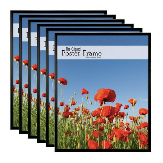 MCS Poster Original Masonite Back Frame for a 20x30" Photograph, Molding 1/2", Black