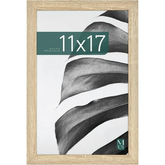 MCS Studio Gallery 11x17 Picture Frame Natural Woodgrain, (1-Pack)