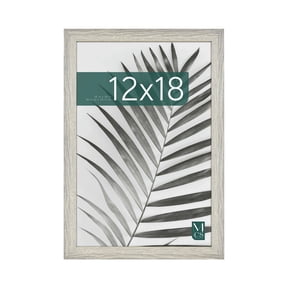 MCS Studio Gallery 12x18 Picture Frame Gray Woodgrain Engineered Wood, Rectangle Photo Frame for Photos, Posters & Art Prints (1-Pack)