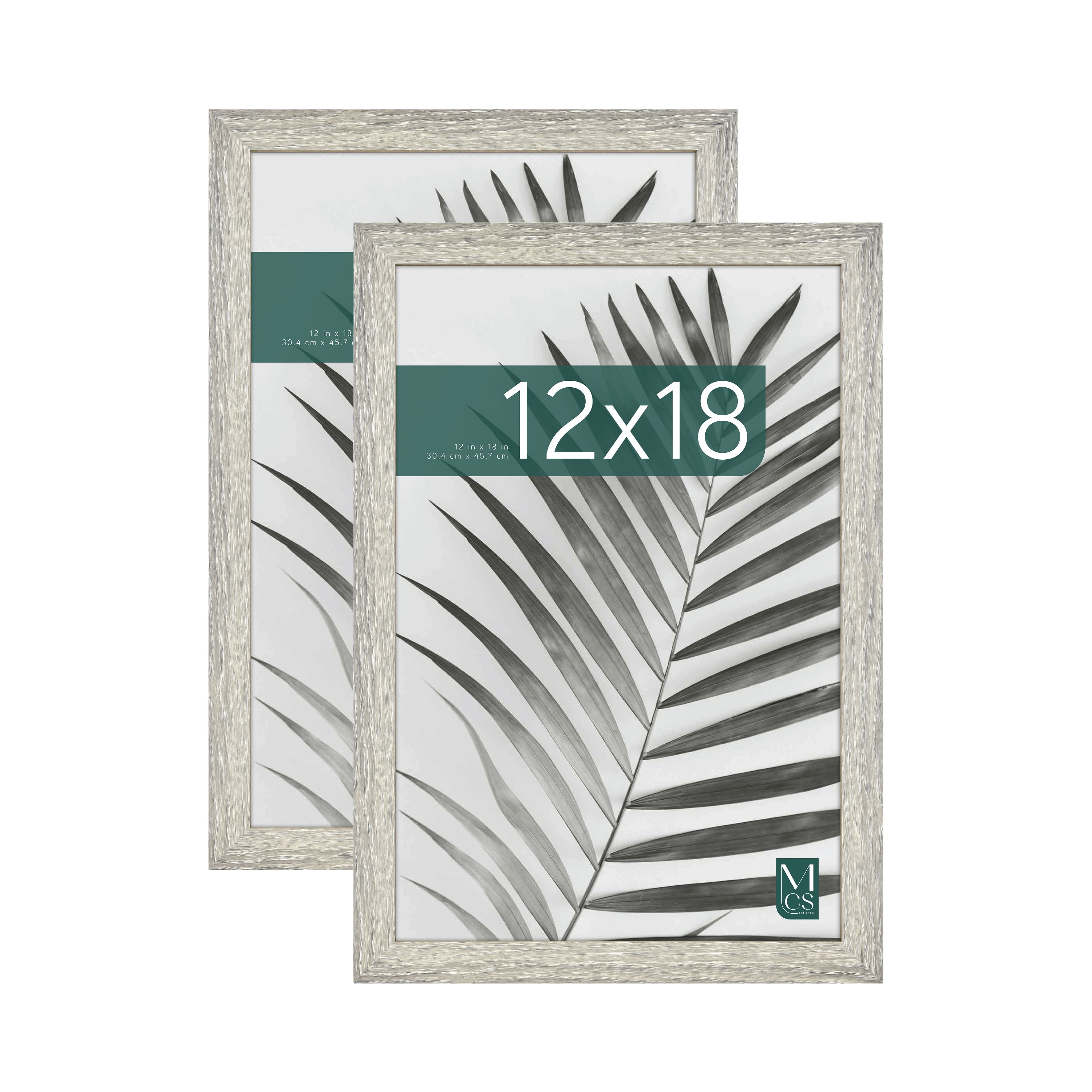 MCS Studio Gallery 12x18 Picture Frame Gray Woodgrain Engineered Wood ...