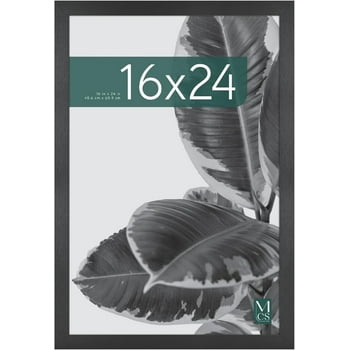 MCS Studio Gallery 16x24 Poster Frame Black Woodgrain (1-Pack)