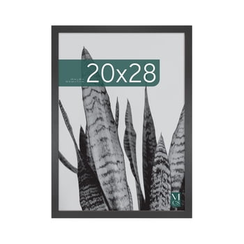 MCS 20X28 Studio Gallery Poster Frame Black Woodgrain