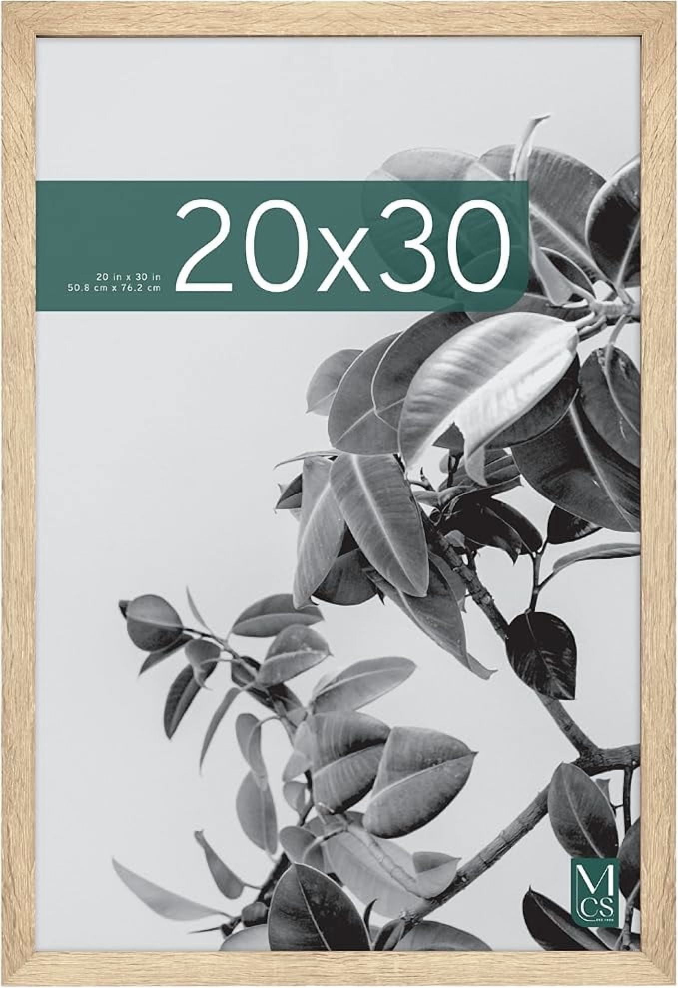 20x30 Picture Frame Natural Woodgrain