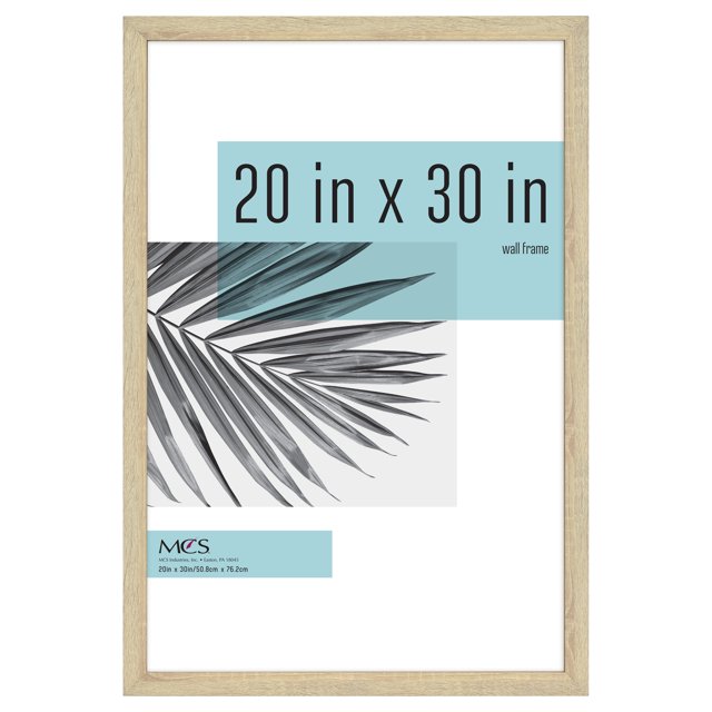 MCS Studio Gallery 20x30 Poster Frame Natural Woodgrain, Vertical