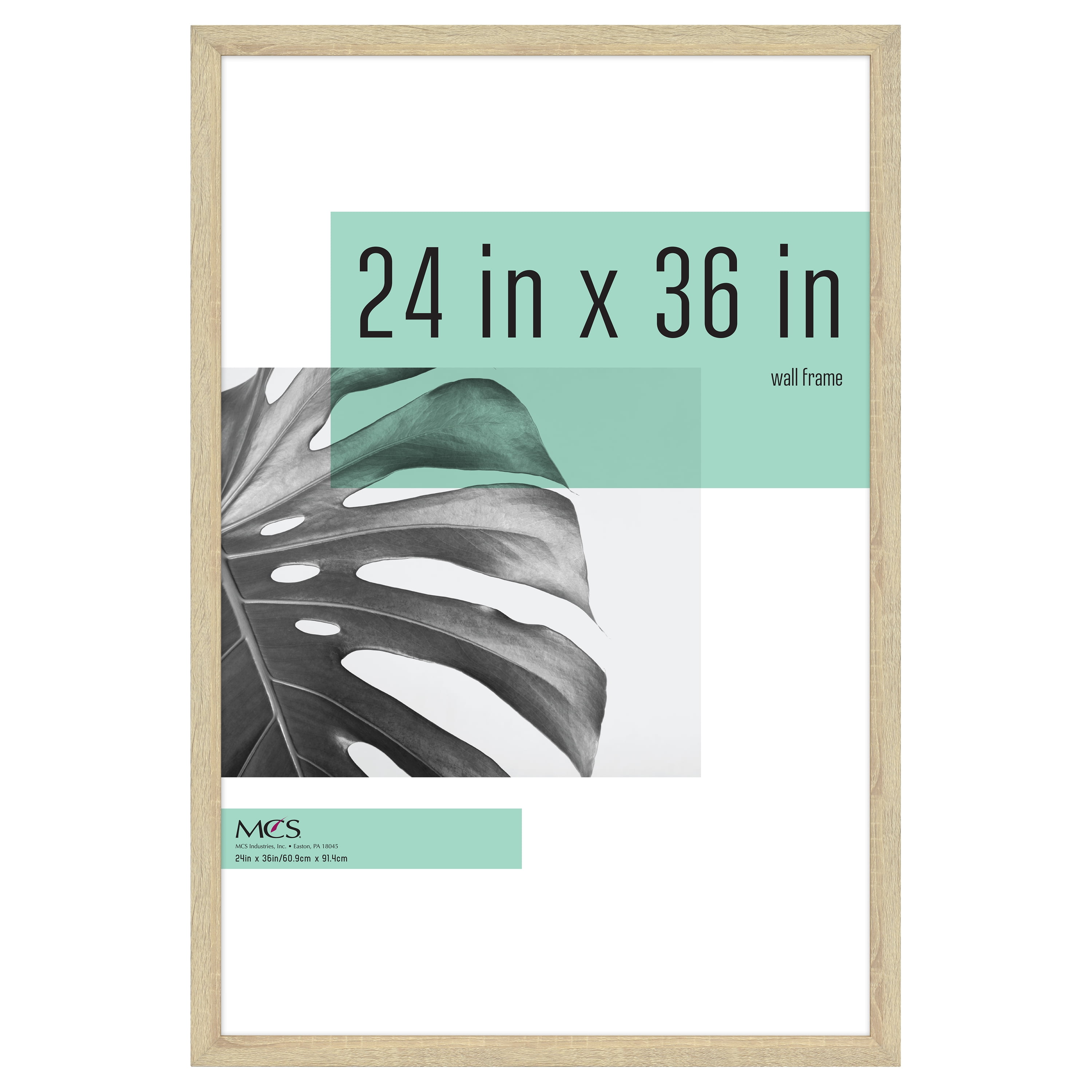 Natural Woodgrain 24x36 Wall Frame with MDF Wood