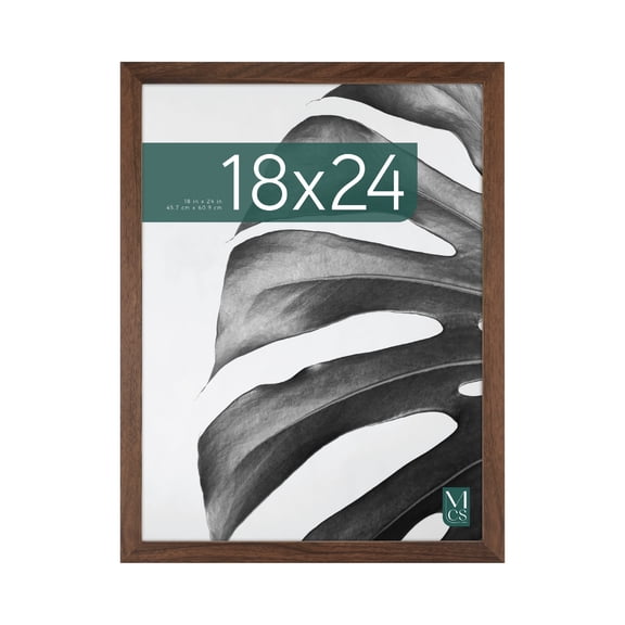 MCS 18X24 Studio Gallery Poster Frame Walnut Woodgrain