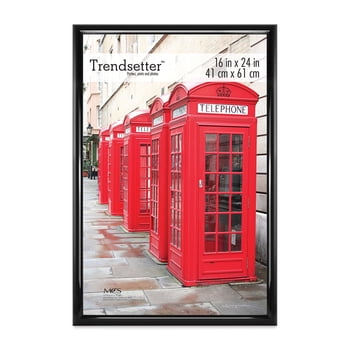 MCS Trendsetter Acrylic Poster Frame - 16" x 24" x 1/4", Black