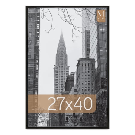 MCS Trendsetter Acrylic Poster Frame - 27" x 40" x 1/4", Black