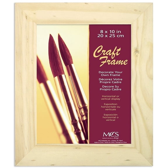 MCS Wood Craft Frame, 8 x 10 Inches