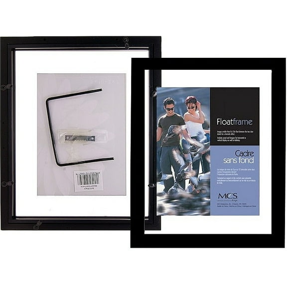 The original FLOAT u and u DOUBLE-SIDED 6x8 5x7 black stain frame - 5x7