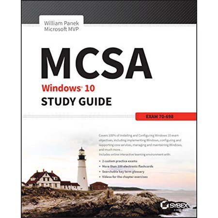 Pre-Owned MCSA Windows 10 Study Guide: Exam 70-698