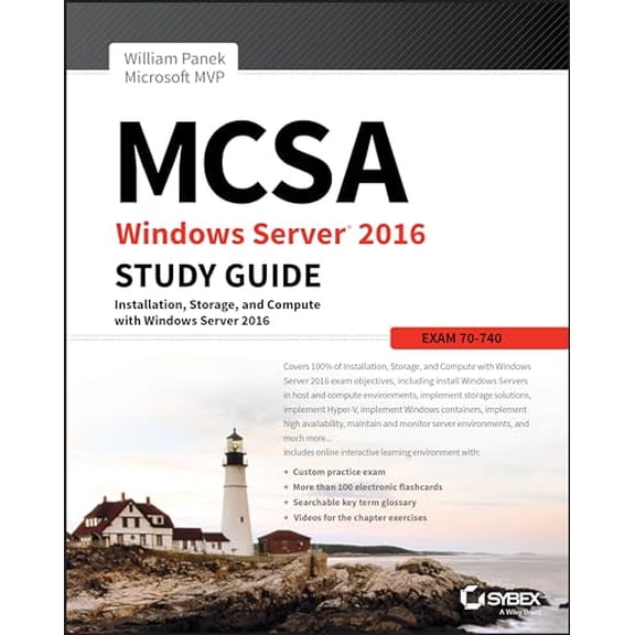 Pre-Owned MCSA Windows Server 2016 Study Guide: Exam 70-740 (Paperback) 1119359341 9781119359340