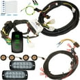 thumbnail image 1 of MCSADVENTURES Green Vertical Rocker Turn Signal Kit for Polaris General - green backlight - with 2 row bolt-on lights, 1 of 1