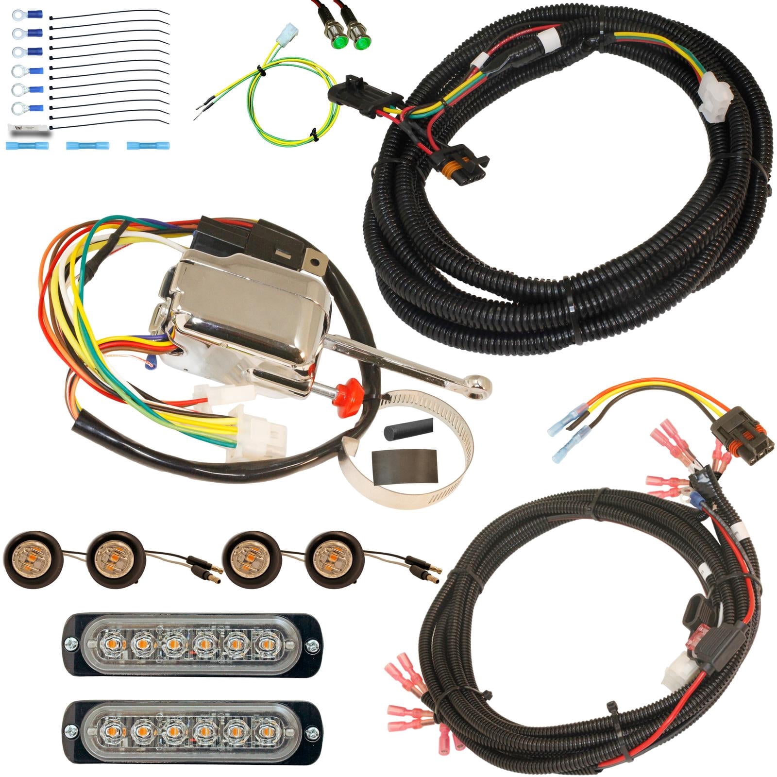Plug & Play Street Legal Turn Signal Kit With Hazard Lights For Polaris General 1000 XP & Ranger 1000 (Non Ride-Command)