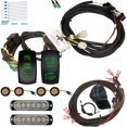 thumbnail image 1 of MCSADVENTURES Plug and Play Vertical Rocker Switch Plug and Play turn kit with Horn / Hazard addon for 15-18 Polaris RZR - bolt-on lights, 1 of 1