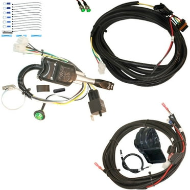 MCSADVENTURES Plug and Play turn kit with Horn / Hazard for 15-18 RZR Black Switch - no lights