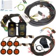 thumbnail image 1 of MCSADVENTURES plug and play turn signal kit for 2024 RZR XP 1000: Rocker switch (amber), horn / hazard, 3/4 round lights (amber lens), 1 of 1
