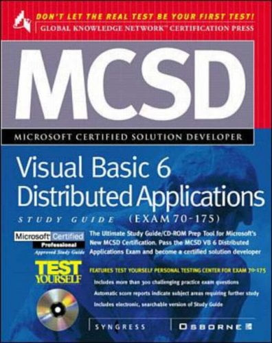 Pre-Owned MCSD Developing Distributed Applications with Visual Basic 6 Study Guide Exam (70-175) (GKN certification) Paperback