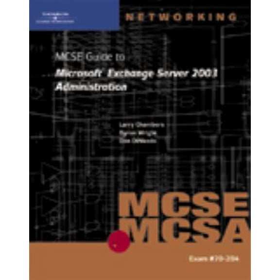 Pre-Owned 70-284 MCSE Guide to Microsoft Exchange Server 2003 Administration (Paperback) 1423902661 9781423902669