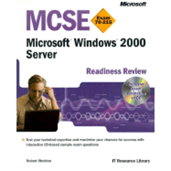 Pre-Owned MCSE Microsoft Windows 2000 Server Readiness Review; Exam 70-215 (Paperback 9780735609488) by Corporation, Robert Sheldon