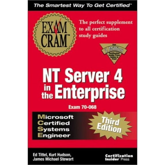 Pre-Owned MCSE NT Server 4 in the Enterprise Exam Cram: Adaptive Version (Exam Cram Series) Paperback