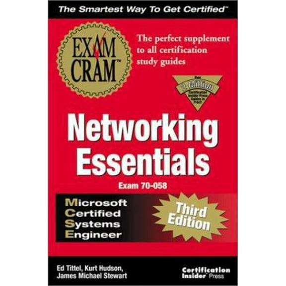 Pre-Owned MCSE Networking Essentials Exam Cram: Exam 70-058 (Paperback) 1576104451 9781576104453