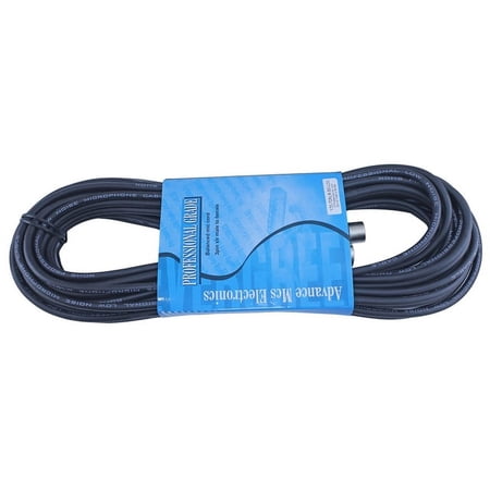 MCSPROAUDIO 35 FOOT MALE TO FEMALE XLR CABLE - Black