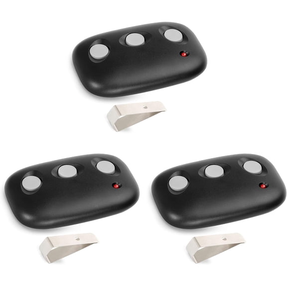 MCT-3 DNT00089 for Linear Garage Door Remote 318Mhz Megacode Opener Remote Compatible with Ld050 and Ld033 ldco800 Replaces MCT-11 ACT-31B - 3 Pack