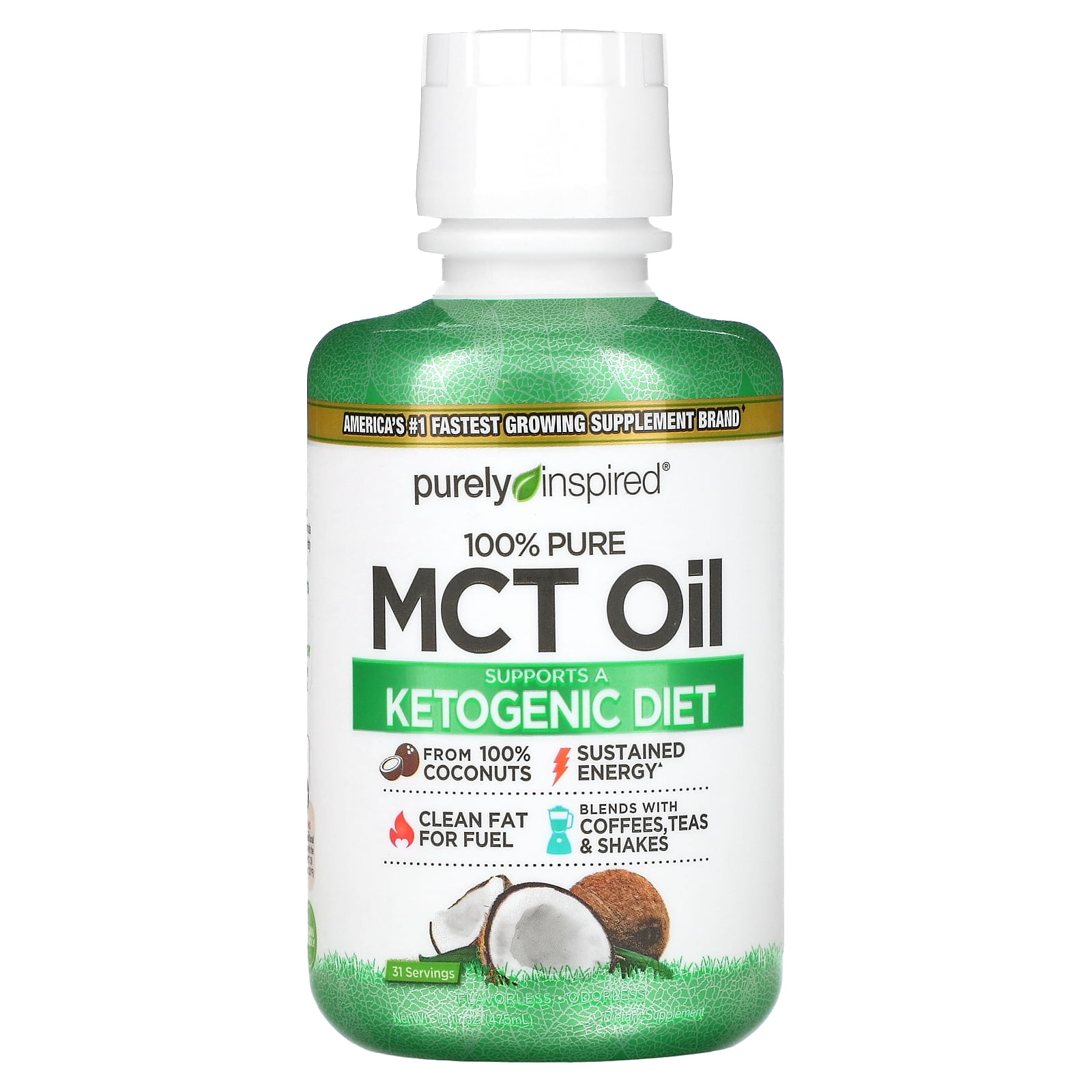 NOW Sports MCT Oil 100% Pure - Shop Diet & Fitness at H-E-B