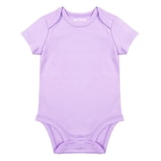 MCTOURY Baby Bodysuit for Infants   Short Sleeve Envelope Neck Onesie with Snap Closures, Soft Breathable Cotton, Unisex Newborn Clothes for Girls & Boys