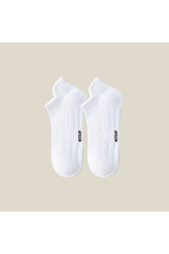 Men's & Women's Athletic Ankle Socks - Cushioned No Show Tab Socks with Arch Support, Non-Slip Heel, Moisture-Wicking, Breathable Sport Low Cut Socks