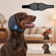 MCTOURY No-Shake Ear Wrap for Dog Prevents Ear Flapping/Head Shaking by 99% - Effective at Aural Hematoma Reduction/Recovery for Post-Surgery - Ear Protection for Dachshund/Westie/Shiba Inu Small Br