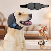 MCTOURY No-Shake Ear Wraps for Dogs Reduce Ear Shaking by 95% During Hematoma Recovery - Secure No-Slip Fit After Surgery - Cone Alternative for Large Breeds Labs/Goldens/Shepherds
