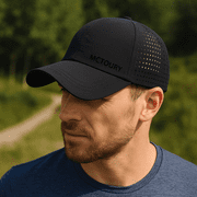 MCTOURY Quick-Dry Baseball Cap for Men & Women   Breathable Mesh Trucker Hat, Adjustable Fit, Lightweight Sun Protection Hat for Outdoor Sports, Running, Hiking