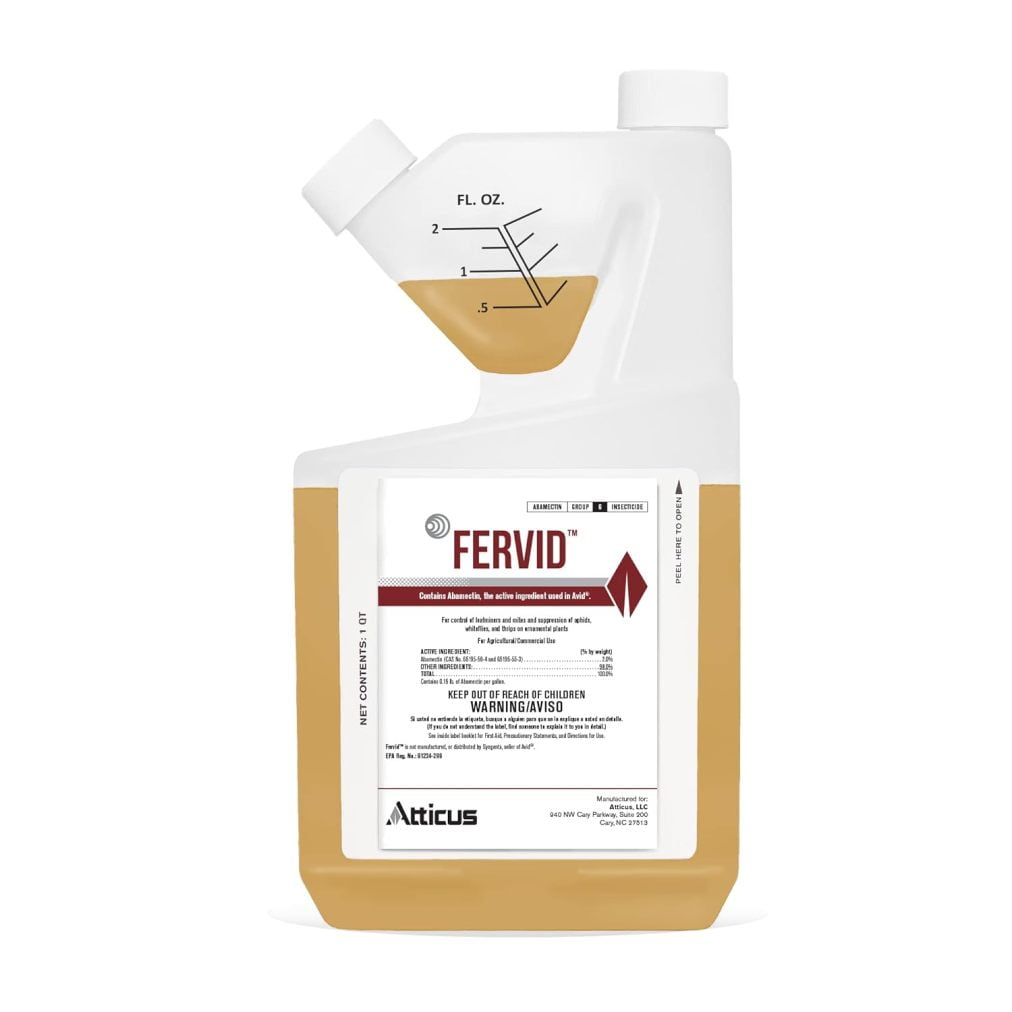 MCTZ Fervid Insecticide/Miticide (32 OZ) - Compare to Avid - Abamectin ...